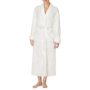 Heritage Women's Replen Plush Robe in Camp Ivory size L very soft